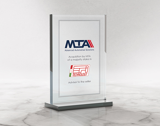 Ultima operazione - Advisor di EFI Technology